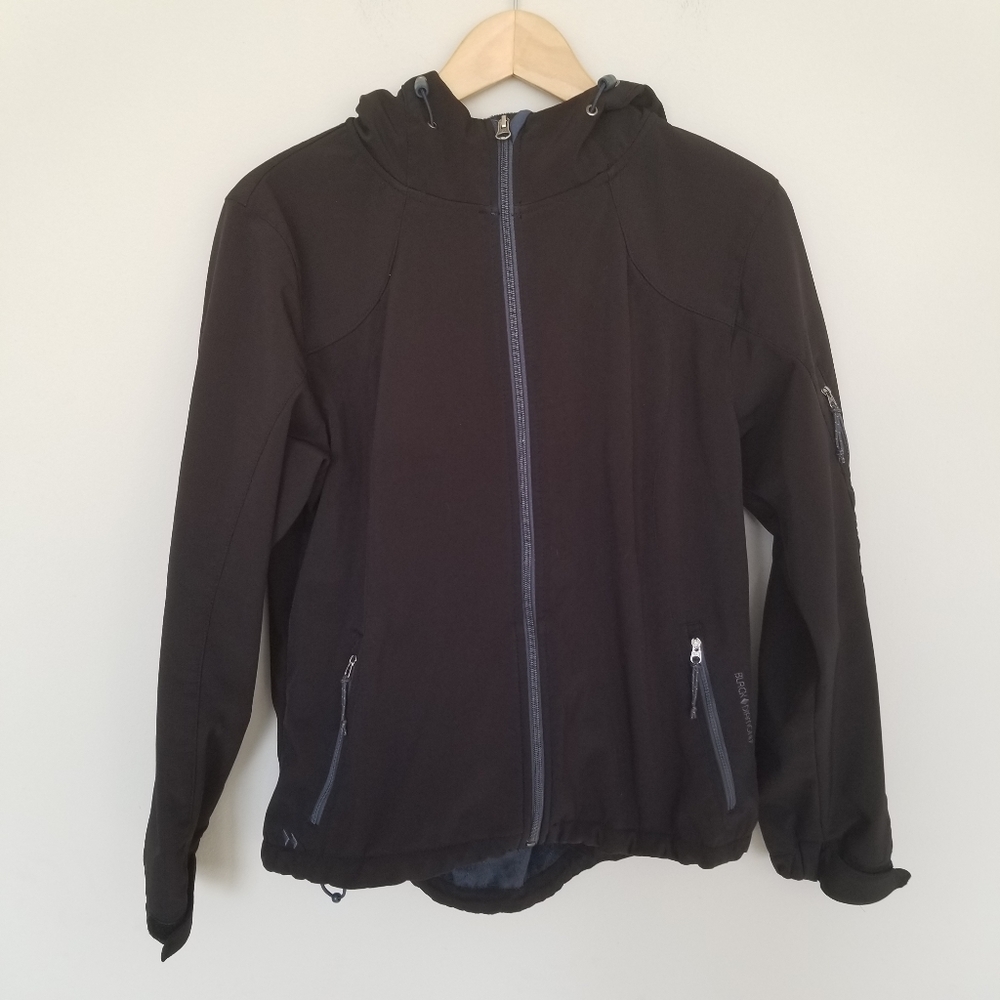 Black Diamond medium weight black hooded jacked M